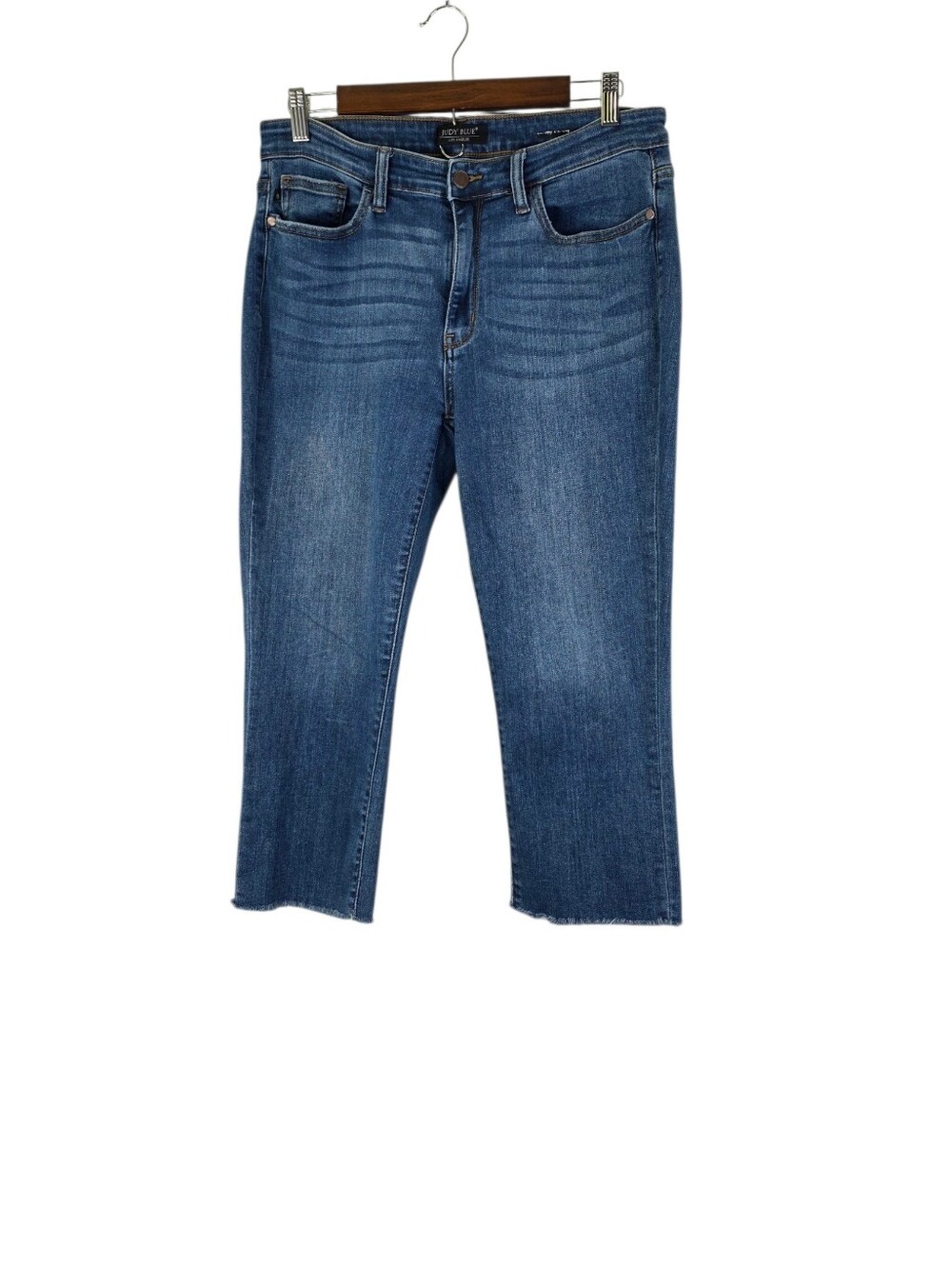 Judy Blue Jeans Women's 13 /31 Skinny Fit Capri Denim Jeans Stretch Cropped Fit